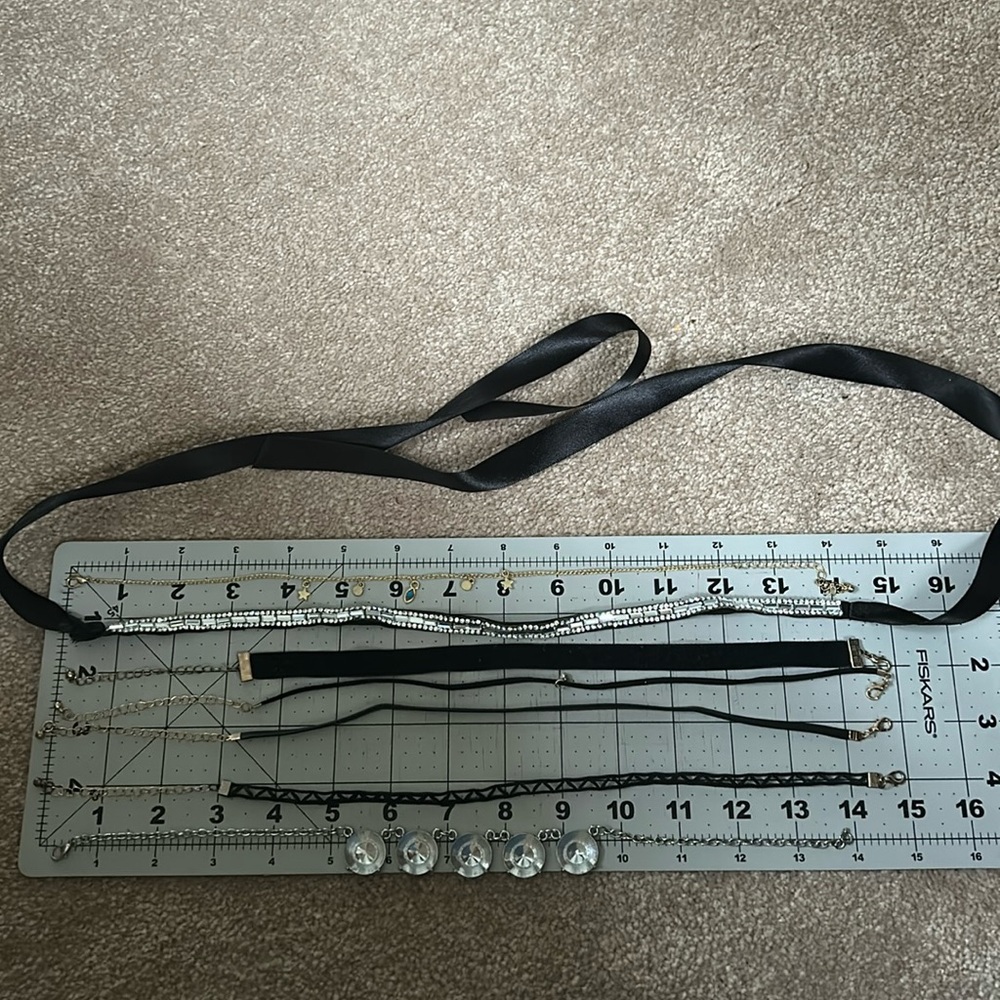 Assortment of Costume Jewelry Chokers